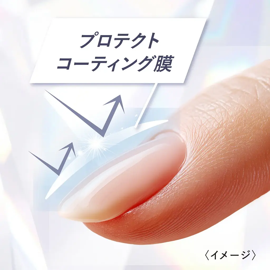 爪、伸ばしたい！薄爪・弱爪をしっかり硬く補強※1する透明ハードナーが新処方でリニューアル！「シュガードール　ネイルプロテクターS」新発売 画像 3