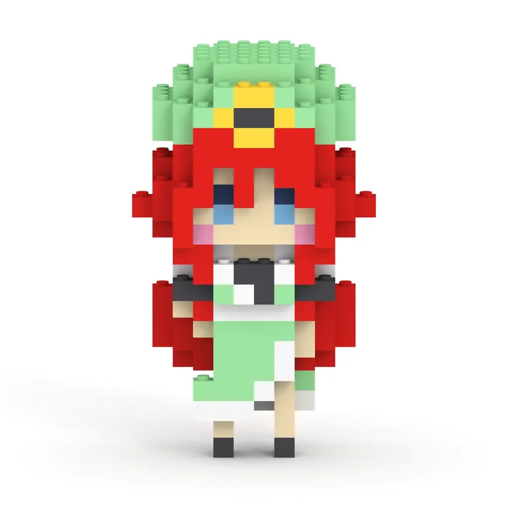 『東方Project』×ミタクルブロック第三弾！ルーミア、チルノ、紅美鈴、パチュリー・ノーレッジが新たにミタクルブロックで立体化！ 画像 11