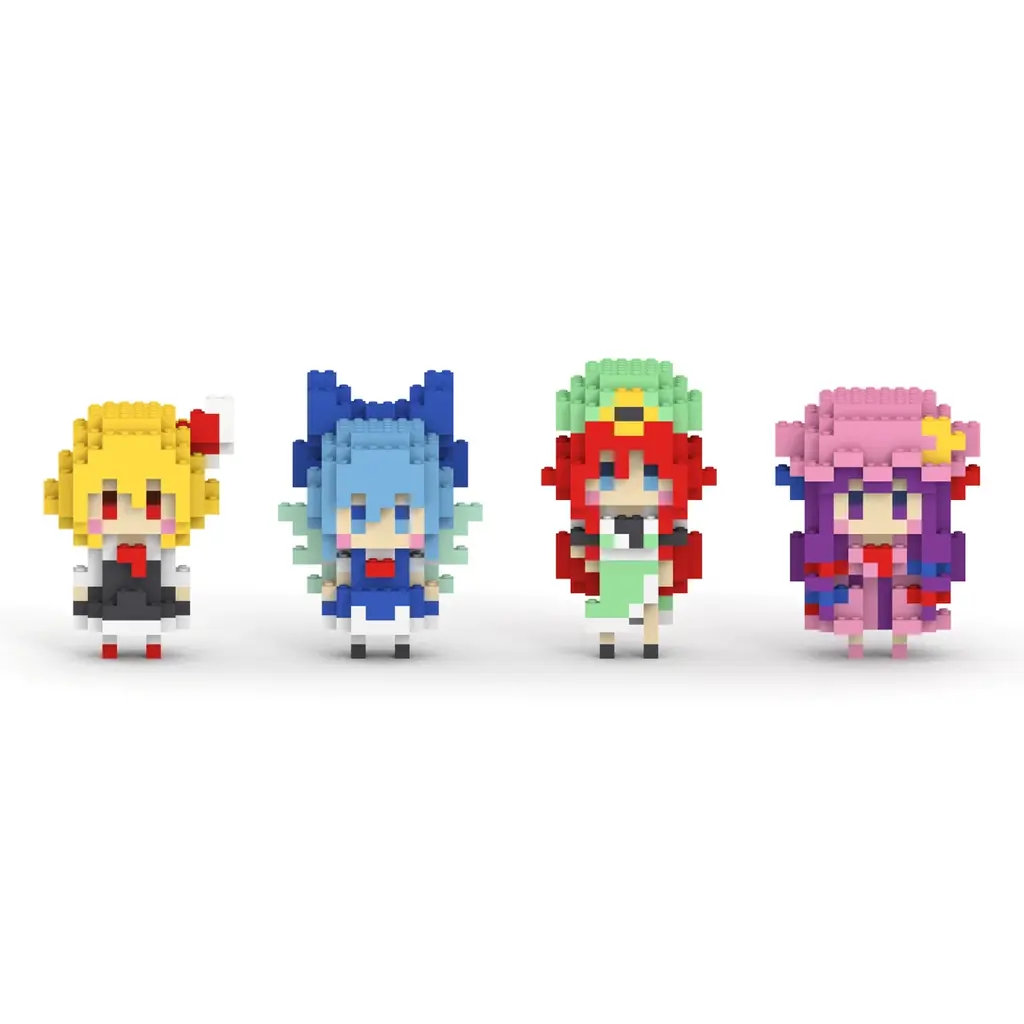 『東方Project』×ミタクルブロック第三弾！ルーミア、チルノ、紅美鈴、パチュリー・ノーレッジが新たにミタクルブロックで立体化！ 画像 15