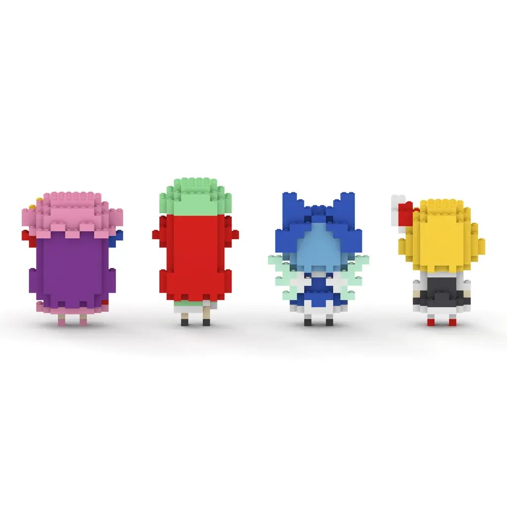 『東方Project』×ミタクルブロック第三弾！ルーミア、チルノ、紅美鈴、パチュリー・ノーレッジが新たにミタクルブロックで立体化！ 画像 16