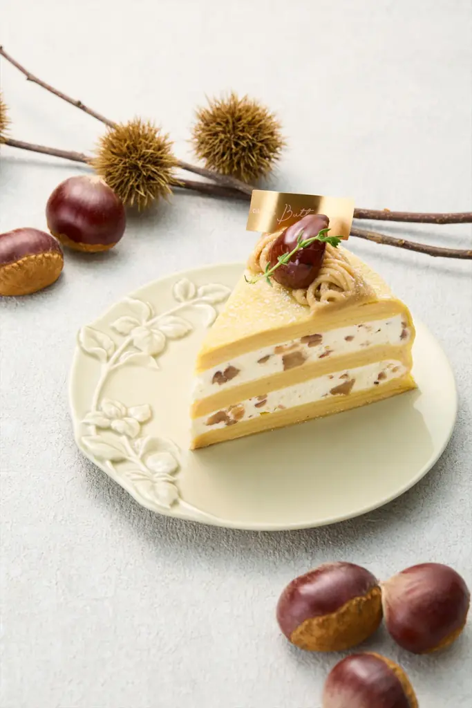 【Buttery Cafe】フランス産発酵バターの「モンブランミルクレープ」「モンブラントースト」など、10月より期間限定の栗スイーツを新発売！ 画像 5