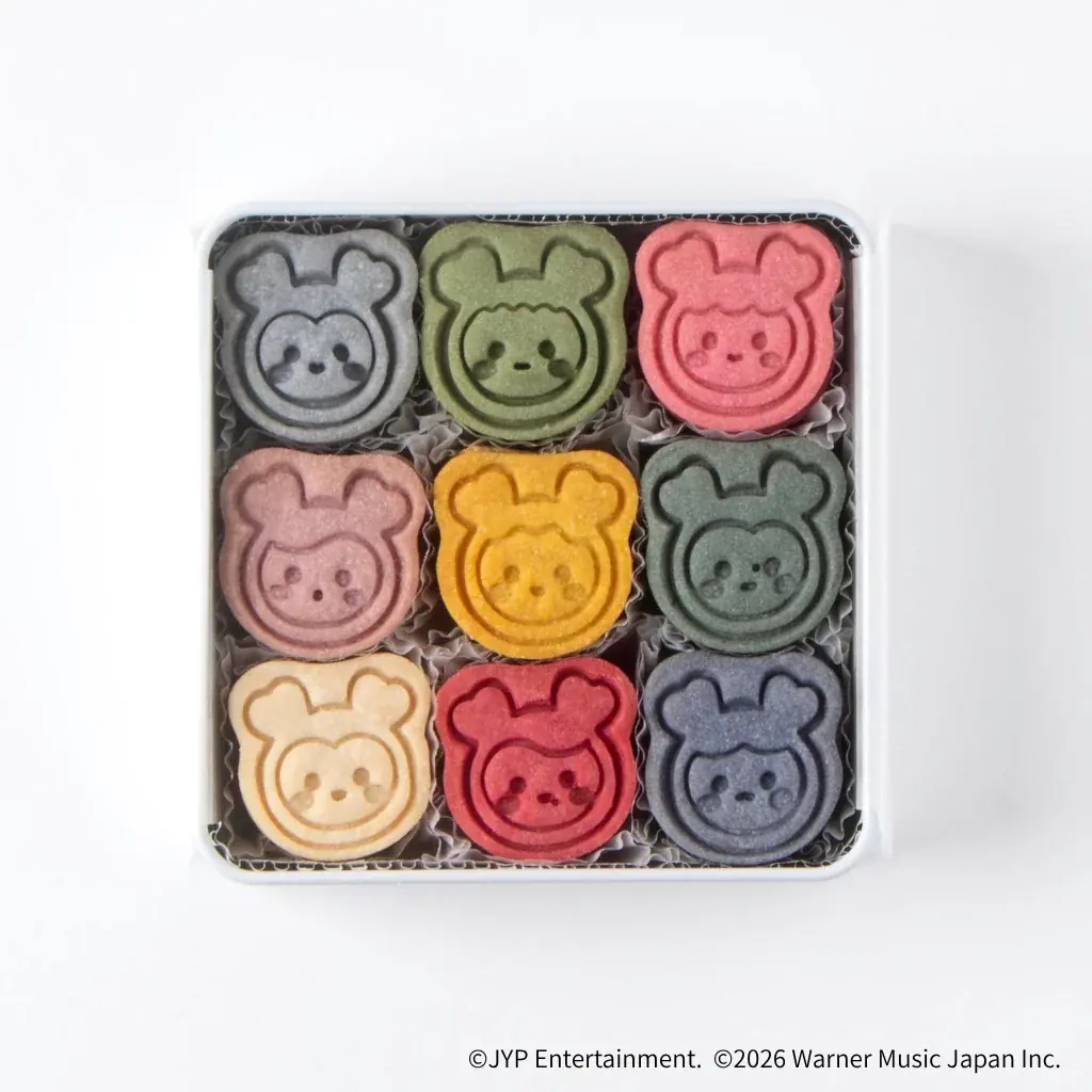TWICE公式キャラクター「TWICE LOVELYS」×Cake.jp、クッキー缶と金平糖缶を10月2日より予約販売開始！ 画像 4