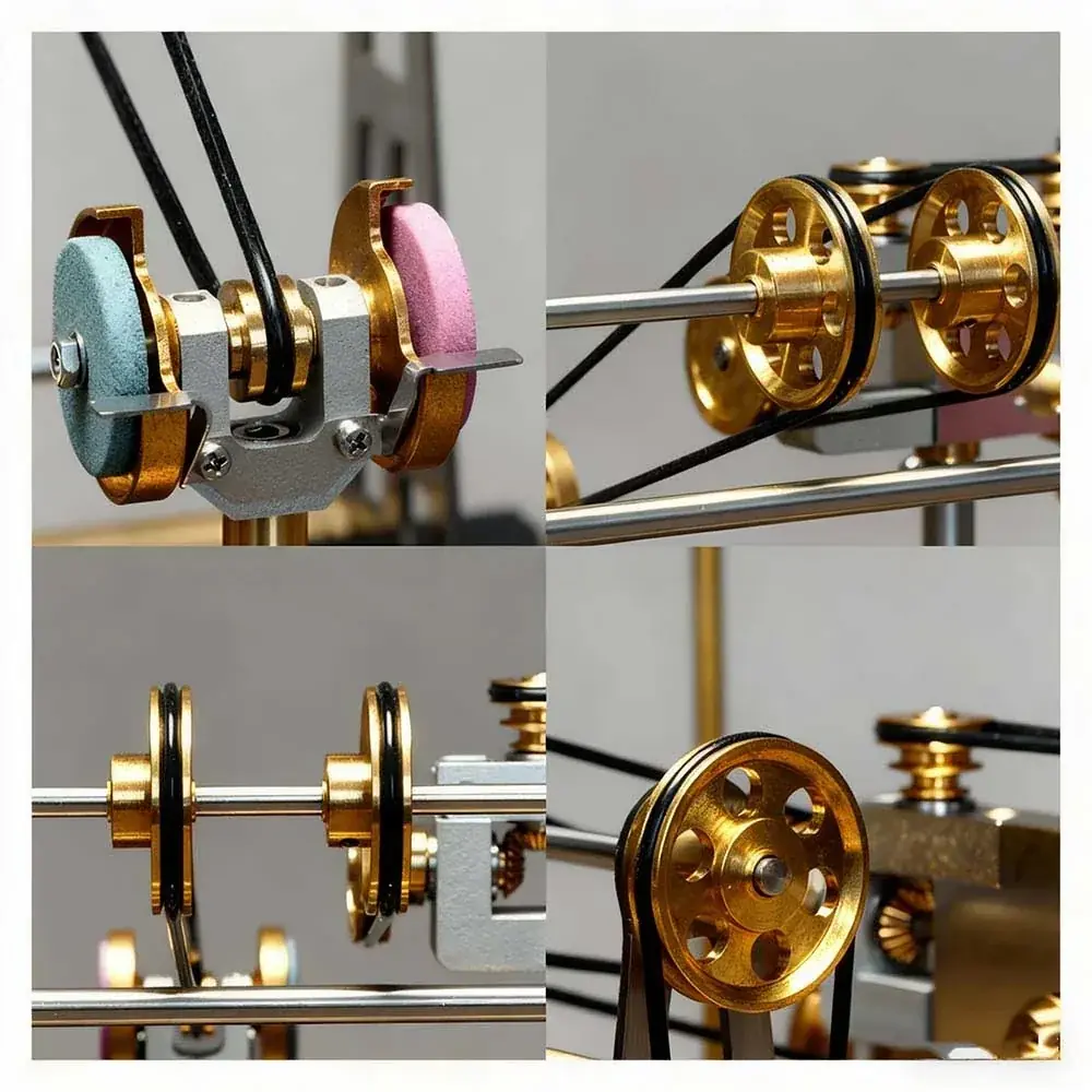 蒸気が回転を生み、灯りがともる。BLDB、RETROL「SE-03」定置式ミル蒸気エンジン・ボイラー組立キットを発売 画像 2