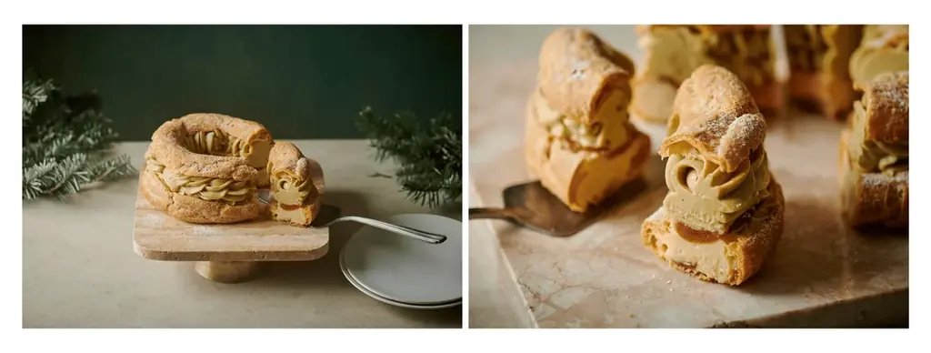 Mr. CHEESECAKE Holiday Collection。ホリデーだけの特別な一品「Paris-Brest Pistachio Apricot」を、公式オンラインストアにて数量限定予約販売 画像 4