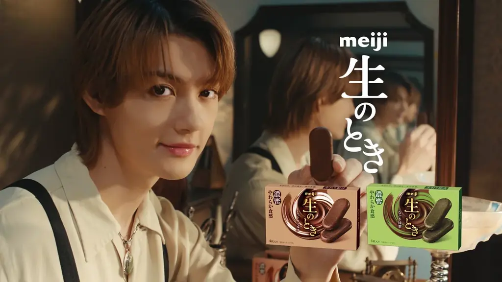 佐野勇斗、「明治 生のとき」新キャラクターに就任！濃密な味わいと余韻にうっとり…カメラを見つめる至福の表情が尊い。新TVCM＆WEB CM公開。メイキング・インタビューも！ 画像 7