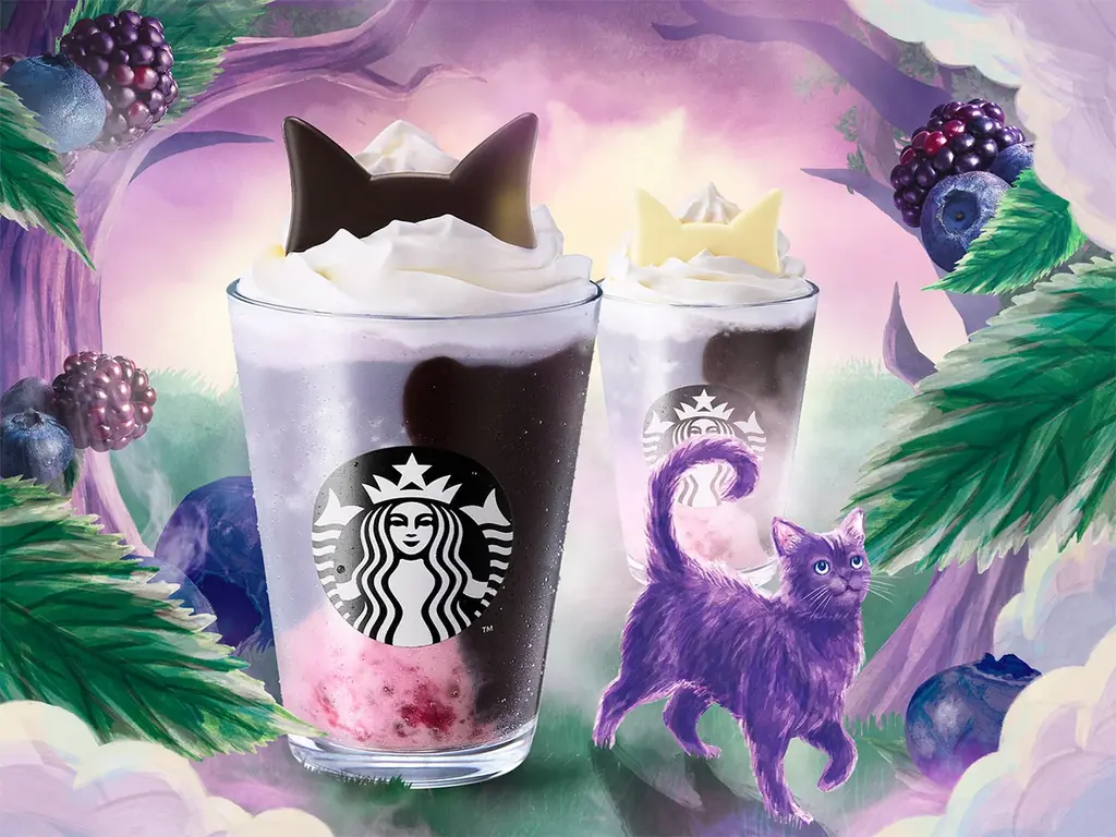 スタバのハロウィンは10月9日開始、猫耳フラペチーノ2種