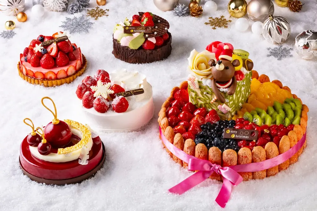 びわ湖大津プリンスホテル、クリスマスケーキ全5種を販売