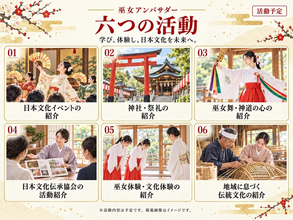 日本文化を学び、国内外へ伝える「巫女アンバサダー」公式サイト公開・募集開始 画像 2