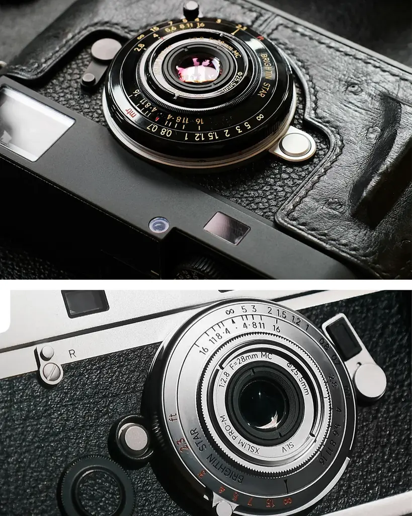 厚さ約9.9mmの真鍮製レンズ「Brightin Star 28mm F2.8」発売