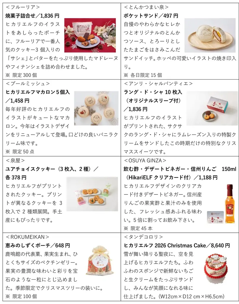 渋谷ヒカリエ、2026年のクリスマス今年のテーマは、「HikariELF（ヒカリエルフ）贈りものFactory」！昨年グッズ売上高2,000万円超え！ヒカリエルフグッズのEC販売を初実施 画像 9