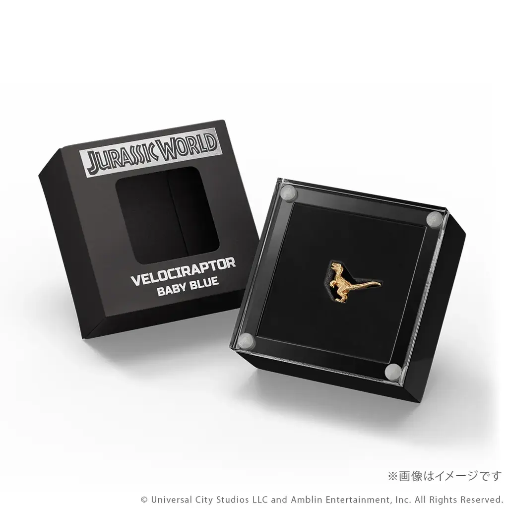 『ジュラシック・ワールド』愛され恐竜「ベビーブルー」が18金で登場！約17mmに、かわいらしさと生命力が輝く 画像 9