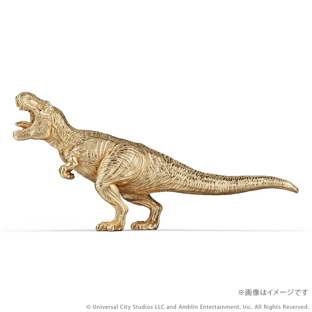 恐竜の王者「T.REX」が18金ミニフィギュアで登場。『ジュラシック・ワールド』の象徴を世界限定50点 画像 2