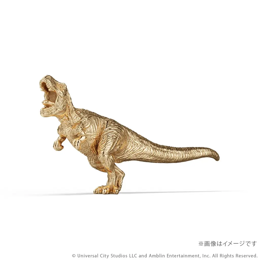 恐竜の王者「T.REX」が18金ミニフィギュアで登場。『ジュラシック・ワールド』の象徴を世界限定50点 画像 3