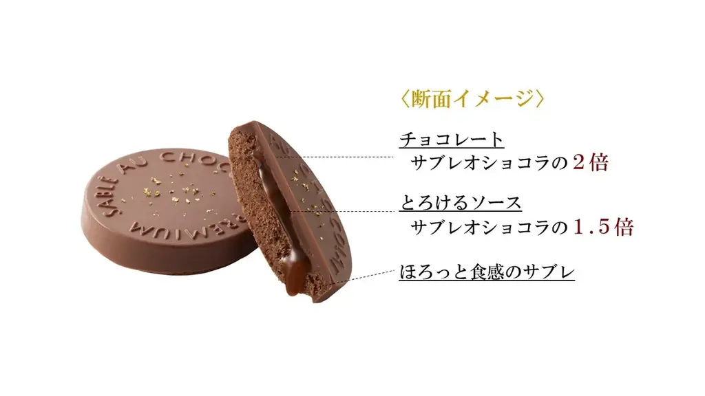 ケーキをひとくち食べるような 贅沢を味わうサブレ「サブレオショコラ」リニューアル 画像 7