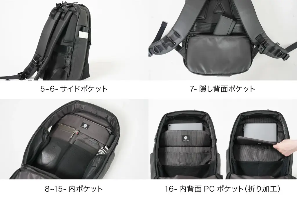 【クラウドファンディング開始】甲冑の構造を応用！日本人の体に吸い付くバックパック誕生 画像 6