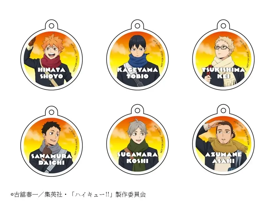 アニメ「ハイキュー!!」× and GALLERY コラボカフェが11/3（火・祝）〜東京・大阪・名古屋・福岡・仙台にて開催決定！冬の放課後を描いた限定描き下ろしビジュアルも公開！ 画像 14