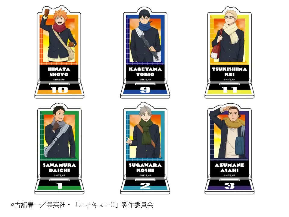 アニメ「ハイキュー!!」× and GALLERY コラボカフェが11/3（火・祝）〜東京・大阪・名古屋・福岡・仙台にて開催決定！冬の放課後を描いた限定描き下ろしビジュアルも公開！ 画像 17