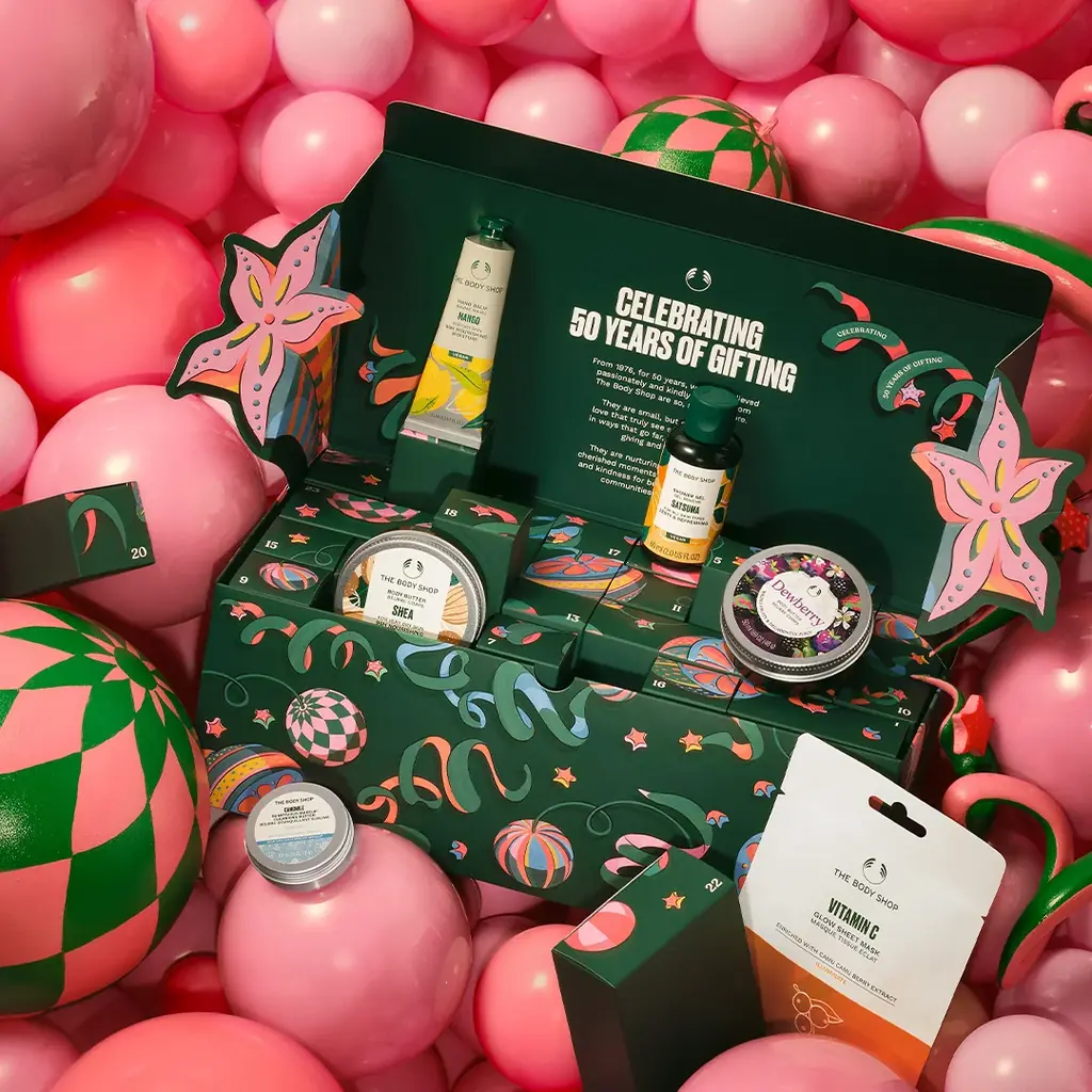 ザボディショップのアドベントカレンダー2種、10月29日発売