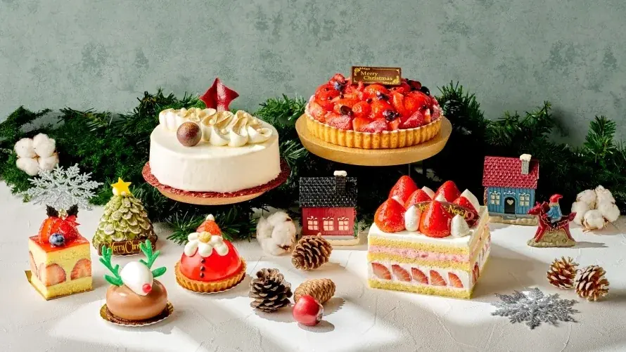【大磯プリンスホテル】サンタやトナカイ、旬のいちごが彩るクリスマスケーキ2026（全4種類）を販売 画像 1