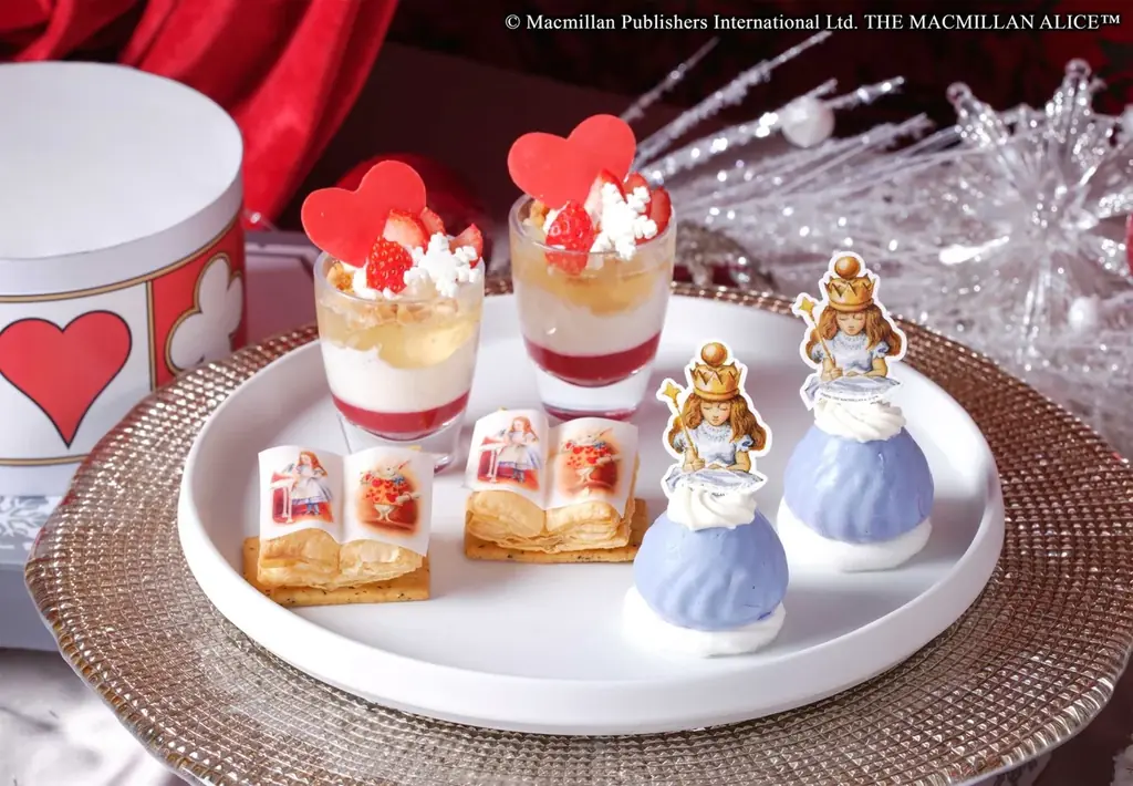 真っ赤ないちごや旬のりんごの甘みとクリスマスモチーフが彩る、アリスとのコラボレーション第3弾！『アリスのクリスマスギフトアフタヌーンティー』全国9都市10会場で期間限定販売 画像 7
