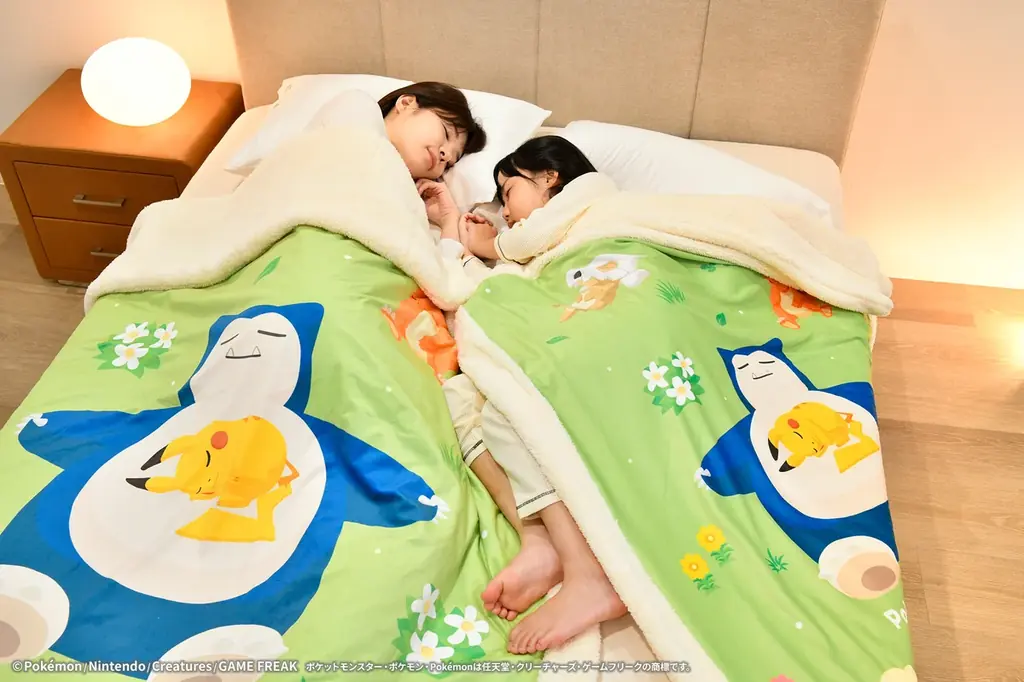 『Pokémon Sleep』×昭和西川、イーブイフレンズやワカクサ本島の秋冬寝具が10月16日から発売開始！新作の着る毛布もビジュアル初公開 画像 5
