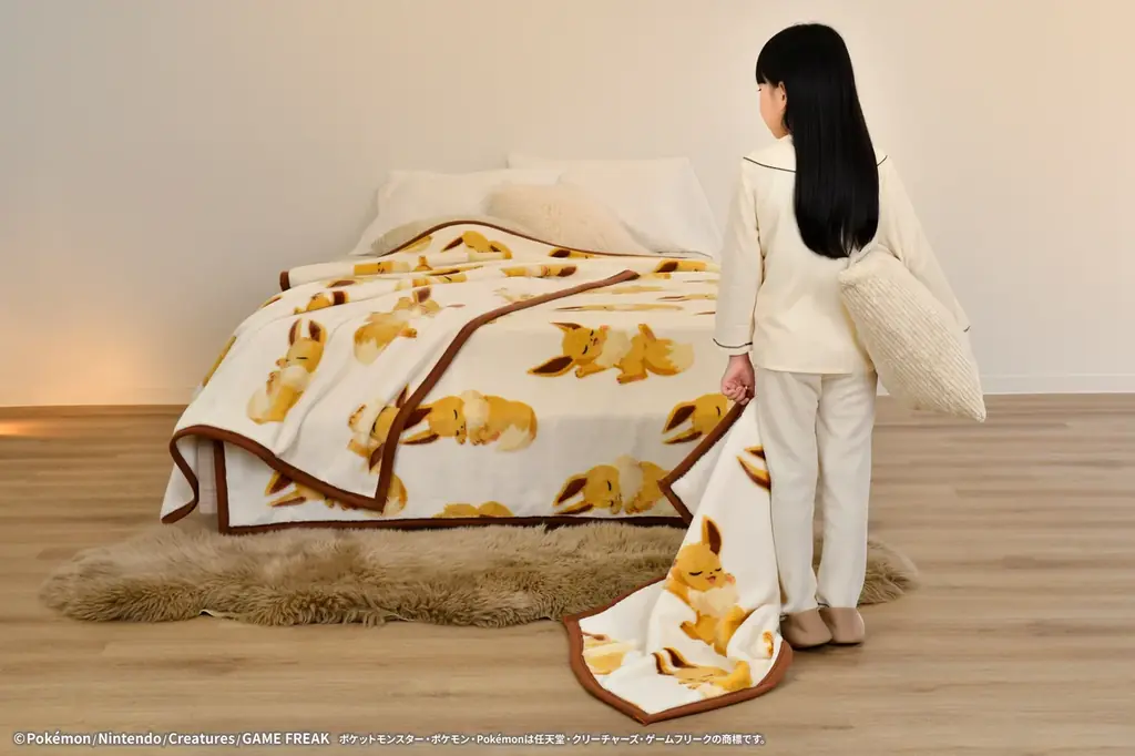 『Pokémon Sleep』×昭和西川、イーブイフレンズやワカクサ本島の秋冬寝具が10月16日から発売開始！新作の着る毛布もビジュアル初公開 画像 8