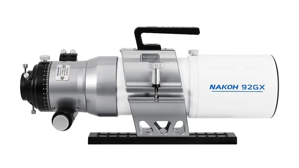 日本製SDガラスとEDガラスを使用した5群5枚ペッツバール式アポクロマート屈折望遠鏡NAKOH「92GX」発売 画像 7