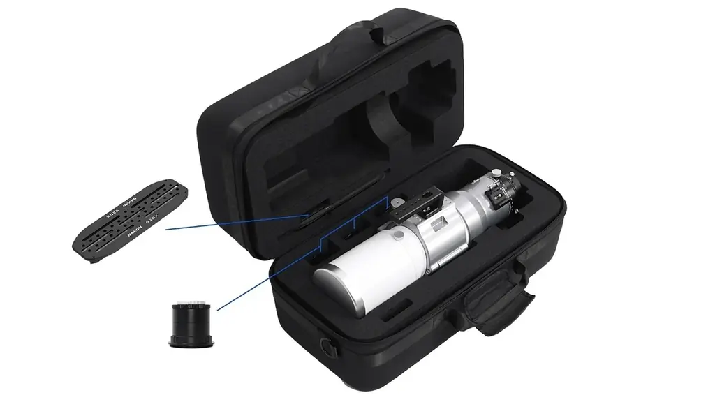 日本製SDガラスとEDガラスを使用した5群5枚ペッツバール式アポクロマート屈折望遠鏡NAKOH「92GX」発売 画像 9