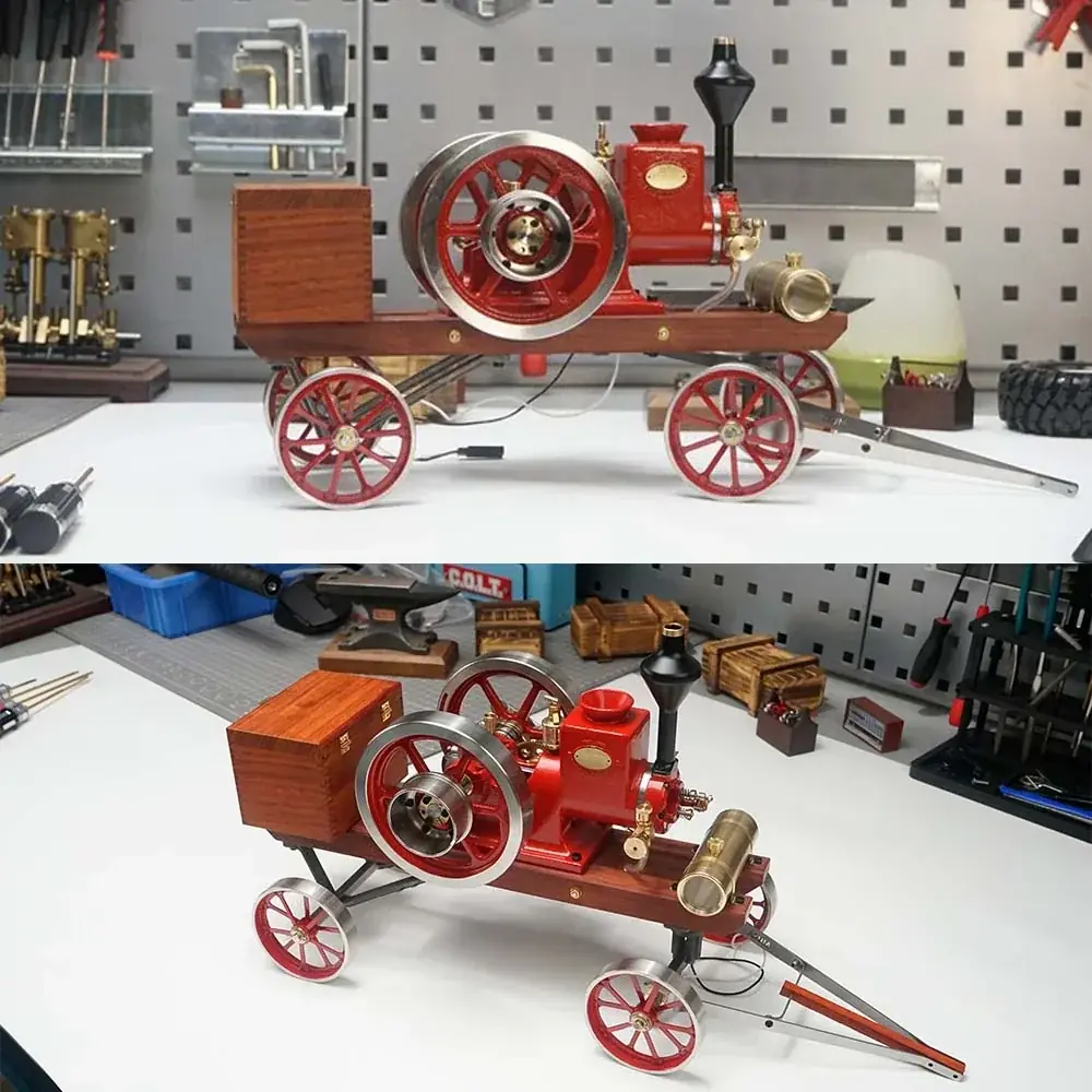 点火を休み、また燃える。7ccヒット＆ミス式エンジンと四輪運搬カートを一つに。RETROL「HM-01」フルセット発売 画像 4