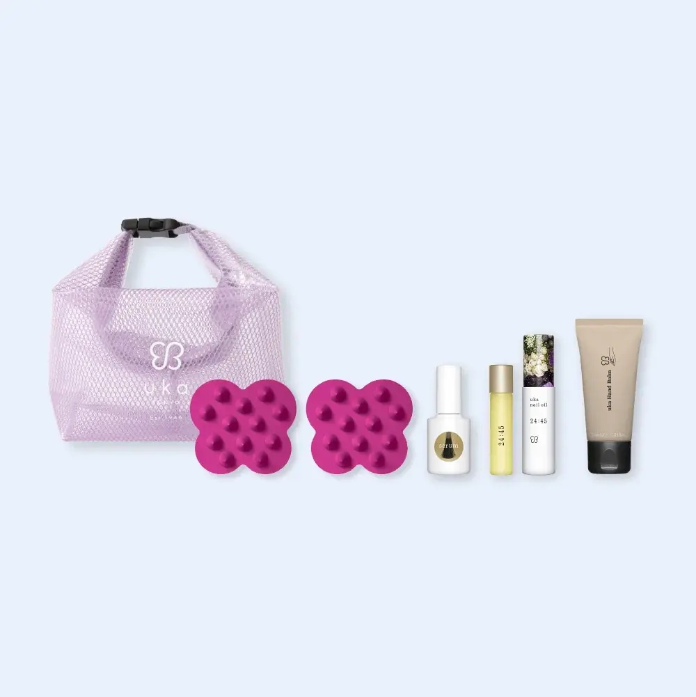 uka「爪休めの日」限定セット、10月11日から3種を販売