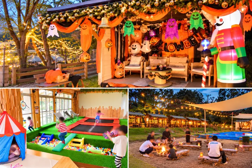 菰野のハロウィンイベント、カレー食べ放題や焚き火を満喫