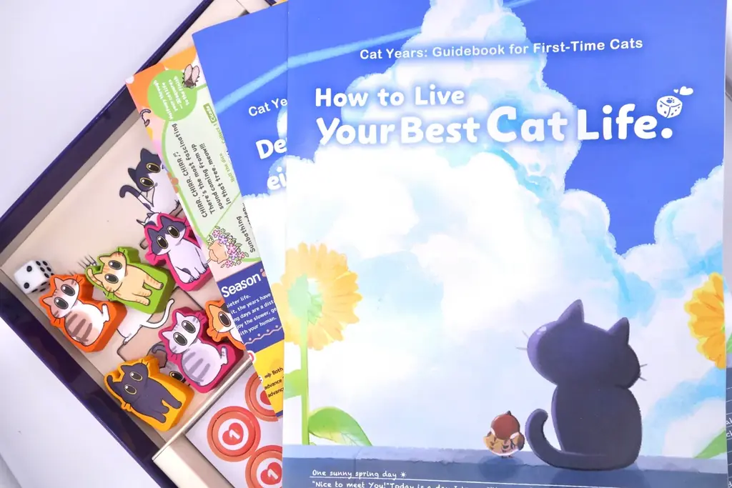 【CAMPFIRE266万円達成】“猫になりたい”が叶う。猫の一生を生きるボードゲーム『にゃん生すごろく』が英語・ドイツ語版『Cat Years』となって11月3日よりKickstarterを開始！ 画像 4