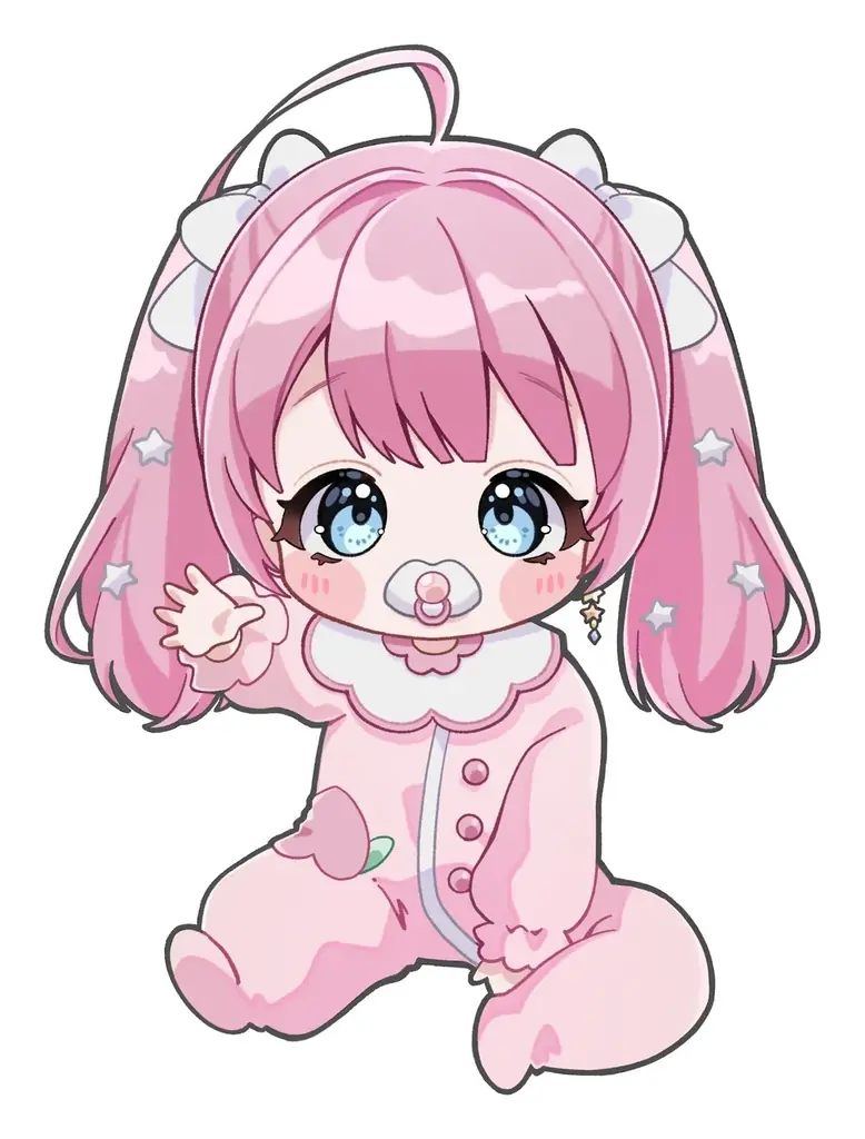 【会いに行けるアイドルVTuber】クインテ・桃妃ミルク、10/18（日）秋葉原『ぶいかふぇ♪vol.311』に出演！本人デザインのランダムアクキーなど新作グッズ2種を販売 画像 3