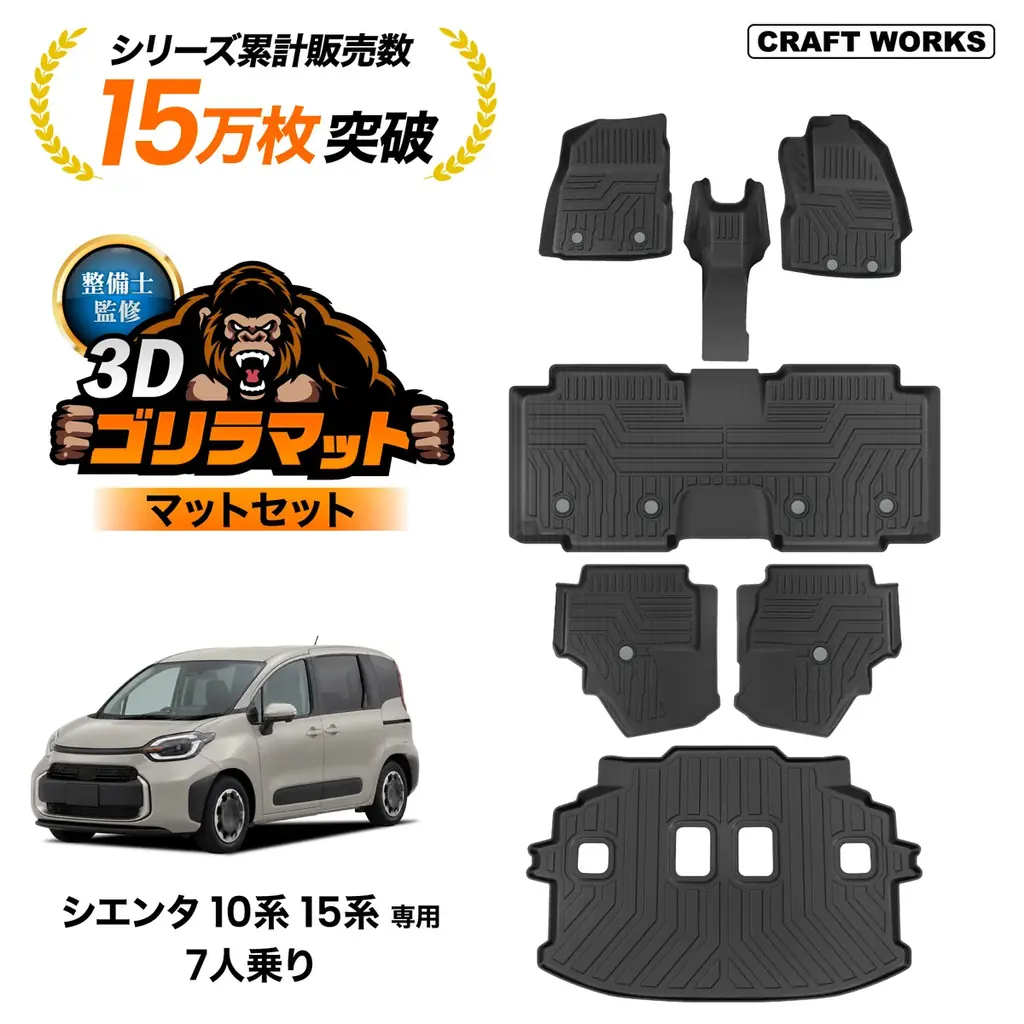【ジムニーノマド・ハイエース】ブランド内販売個数No.1の人気アクセサリーや新型ランクルFJ・CX-5専用マットも登場。CRAFT WORKSの人気カー用品がAmazonプライム感謝祭でお得に 画像 9