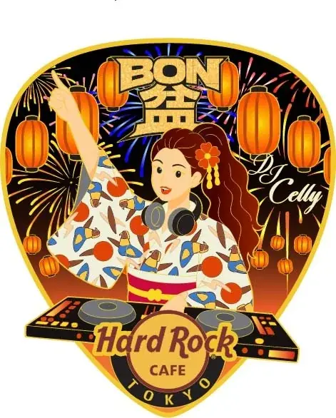 アメリカンレストラン「ハードロックカフェ」東京店限定 DJ Cellyコラボレーショングッズ第2弾を販売、発売を記念したチャリティDJイベントを開催 画像 2