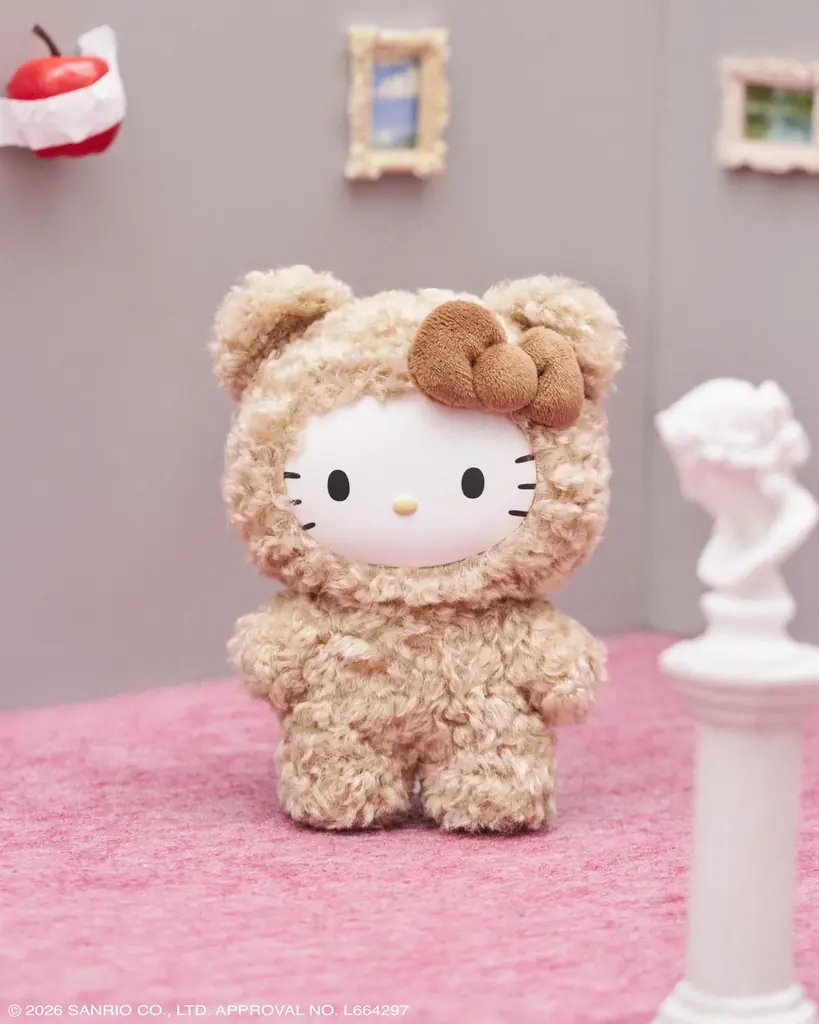 【sanrio house（サンリオハウス)】フラッフィーハローキティチャーム第3弾！ベアシリーズのシークレットカラー含む全6種のラインアップで登場 画像 5