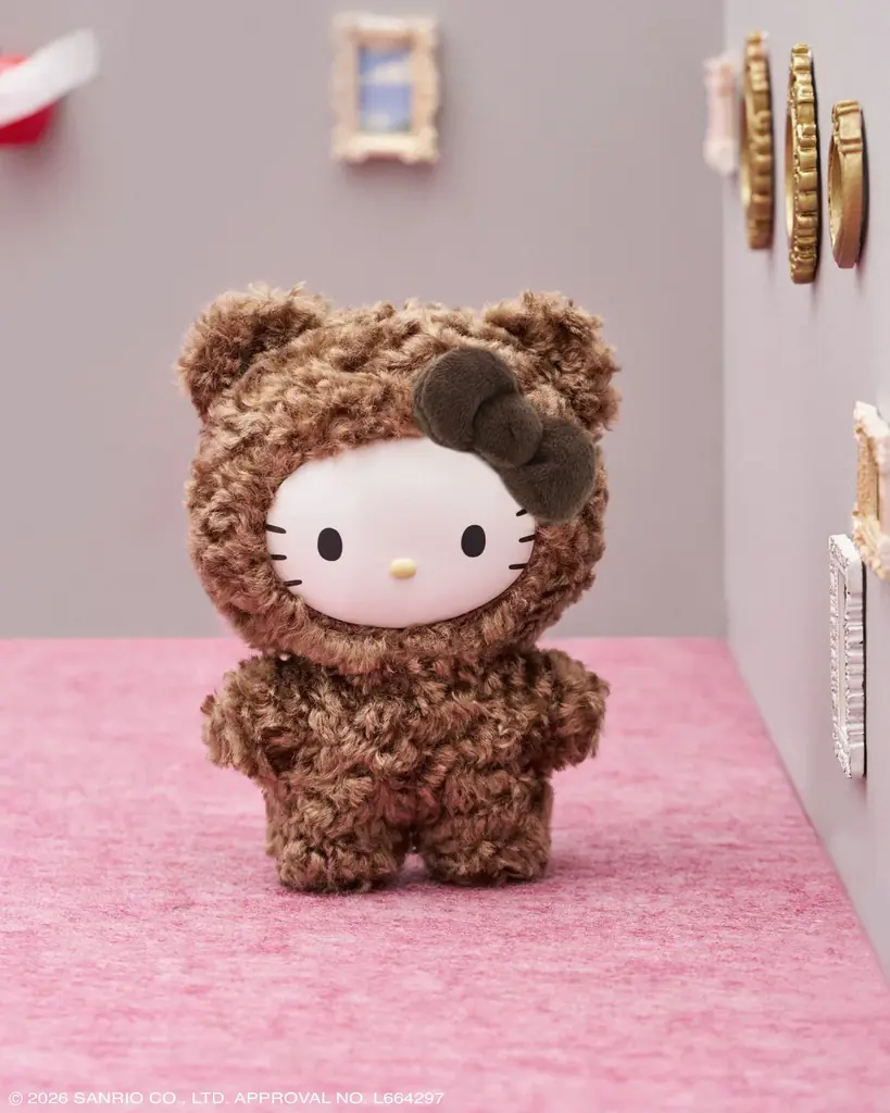 【sanrio house（サンリオハウス)】フラッフィーハローキティチャーム第3弾！ベアシリーズのシークレットカラー含む全6種のラインアップで登場 画像 6