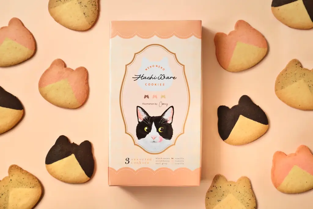 【ねこ好き必見！冬の新作スイーツ】「ねこねこ」からサクッと香ばしくにゃめらか～な口どけの『ねこねこバターサンド～紅茶といちご～』やねこ型のいちごテリーヌショコラ、アールグレイ香る新作クッキーが初登場！ 画像 9