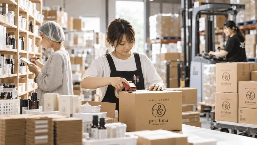 【500円クーポン配布】沖縄発アロマウェルネスブランド「petaluna」、県外へのお届けが最短翌日に。埼玉・ミカロジ株式会社との物流提携の開始記念！ 画像 2