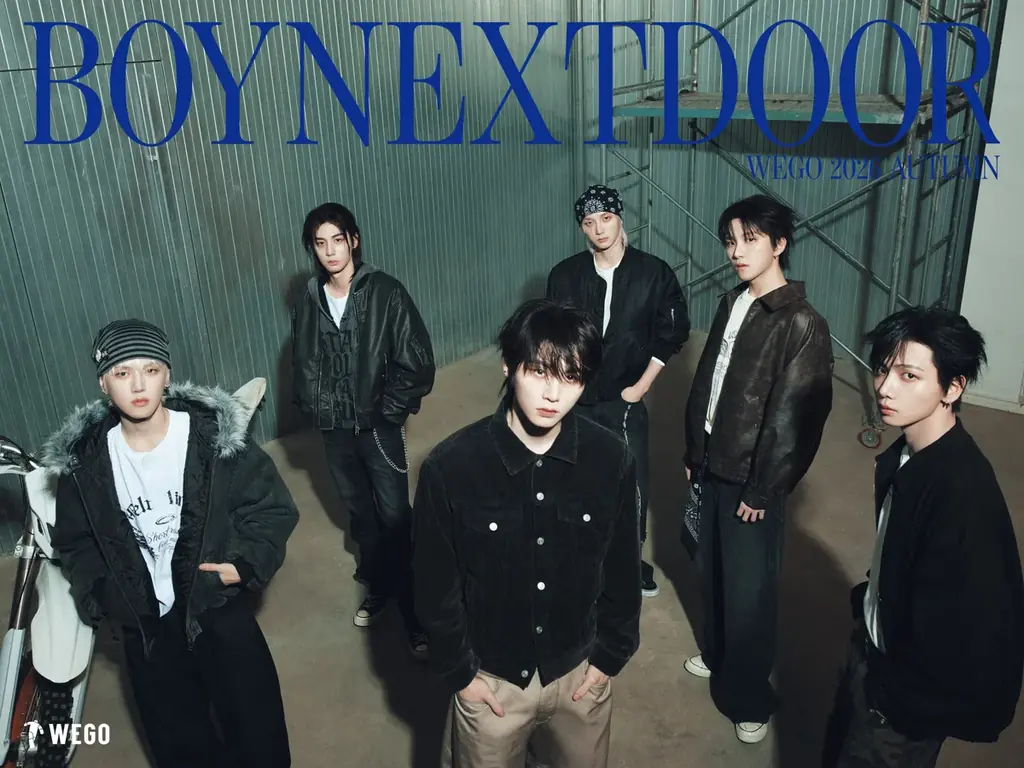 「BOYNEXTDOOR」がWEGOのシーズンビジュアルに再び登場。2026 AUTUMN & WINTERビジュアルモデルに就任！ 画像 2