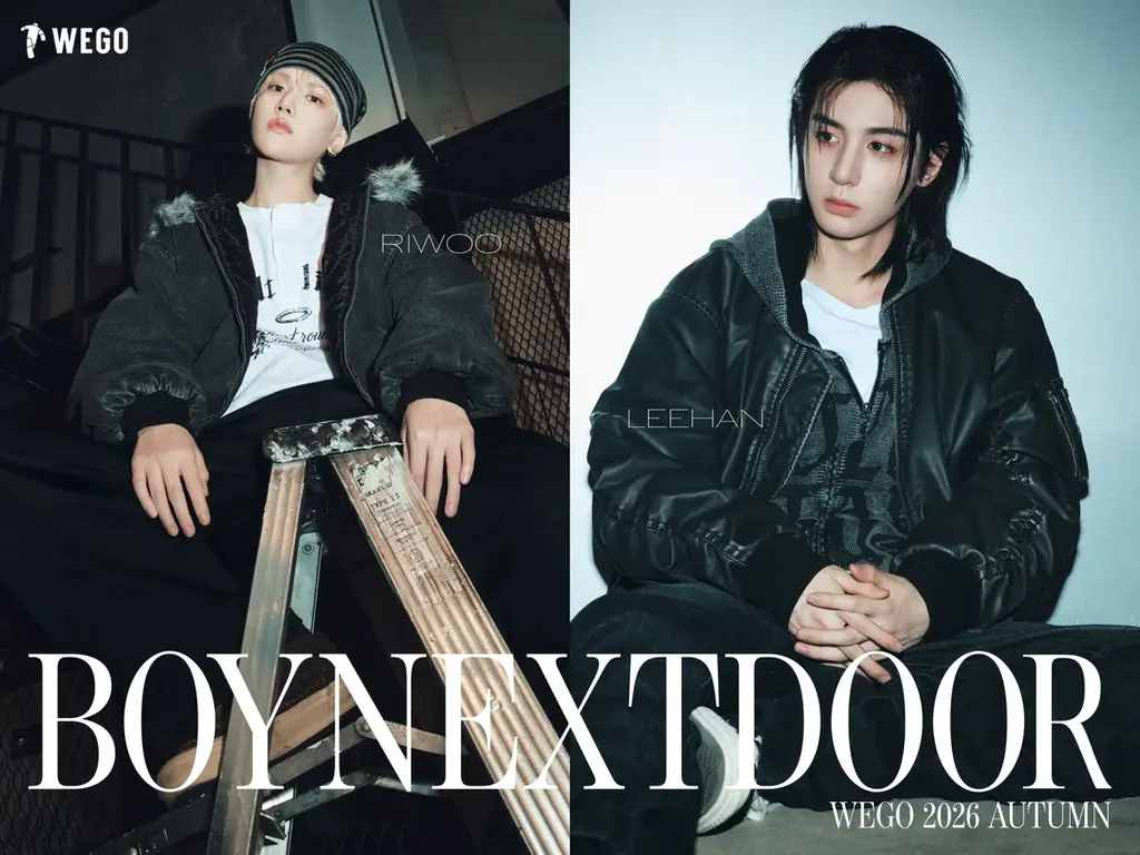 「BOYNEXTDOOR」がWEGOのシーズンビジュアルに再び登場。2026 AUTUMN & WINTERビジュアルモデルに就任！ 画像 5