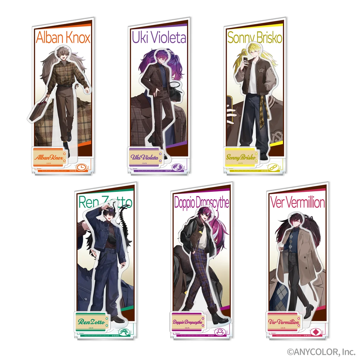 「NIJISANJI EN」所属ライバー6名のオリジナルグッズが発売決定！10月16日より予約販売開始 画像 2