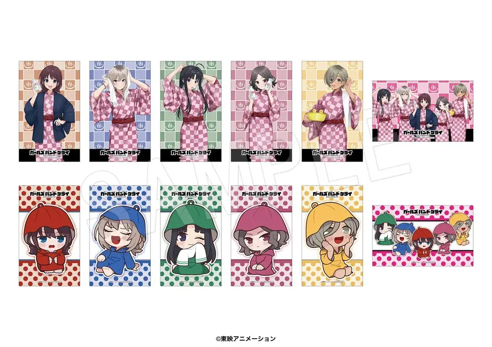 『ガールズバンドクライ』× 楽久屋のコラボイベントが開催！湯上り浴衣姿の新規描き下ろしイラストを使用したグッズが登場！ 画像 4