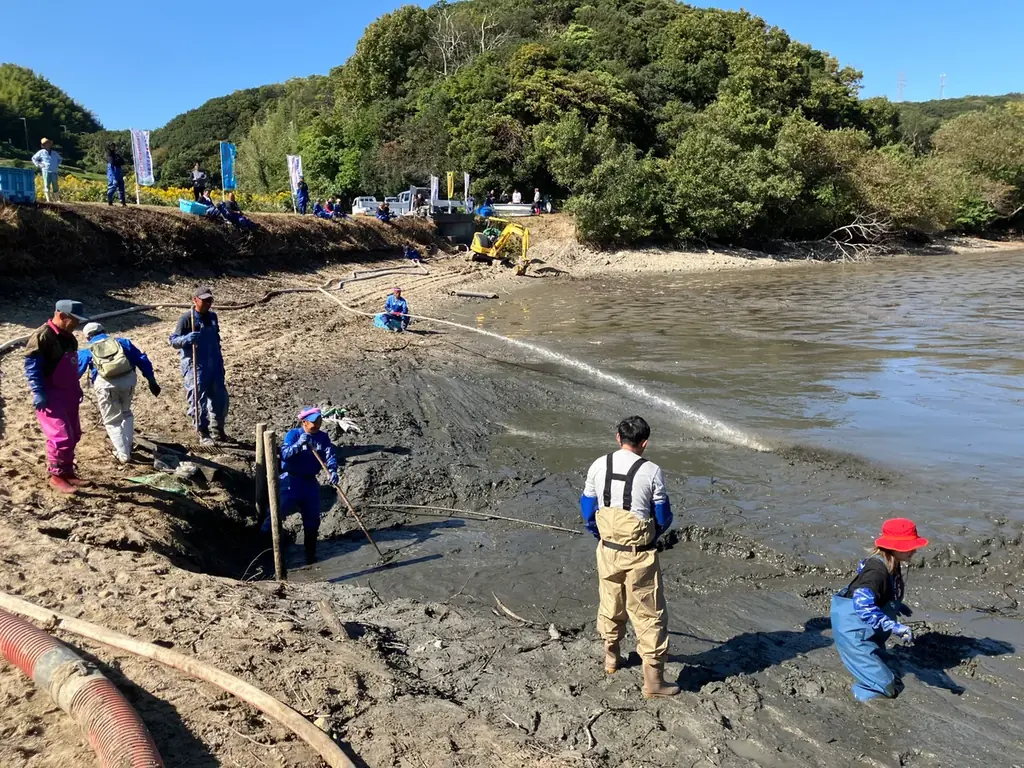 淡路島で「かいぼり」実施、パソナの海を育てる島プロジェクト始動