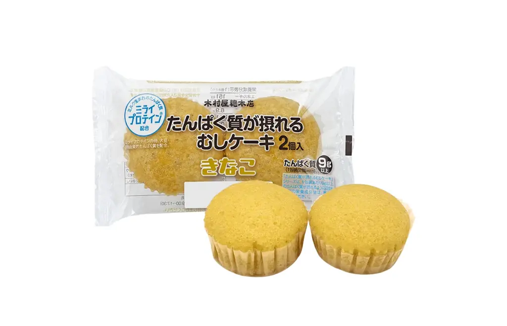 木村屋總本店、たんぱく質入り「きなこむしケーキ」を11月1日発売