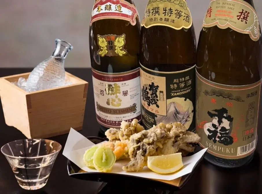 リーガロイヤルホテル広島、女鹿平舞茸と地酒のセットを10月15日から提供