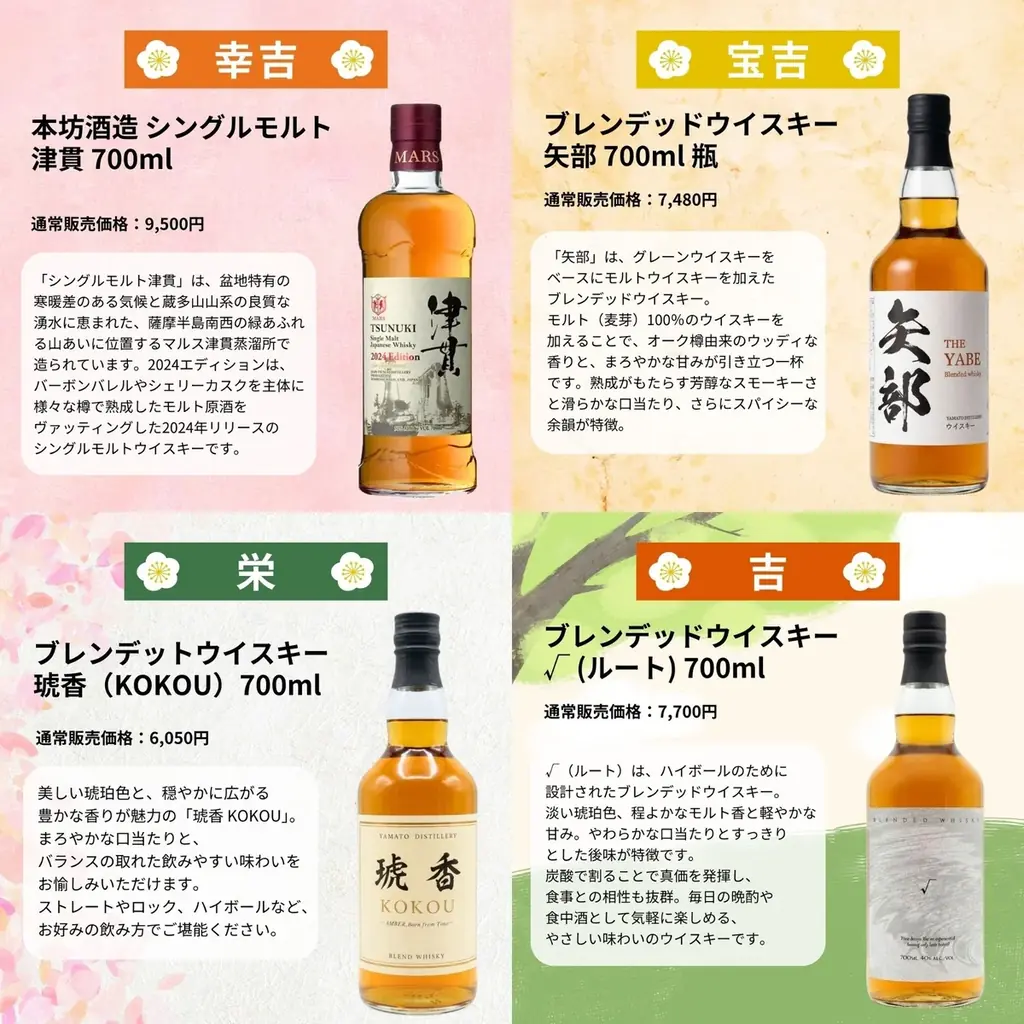 【山崎18年が当たる】税込・送料無料6,980円。「秋の豪運ウイスキーみくじ」789口限定で10月14日発売 画像 7