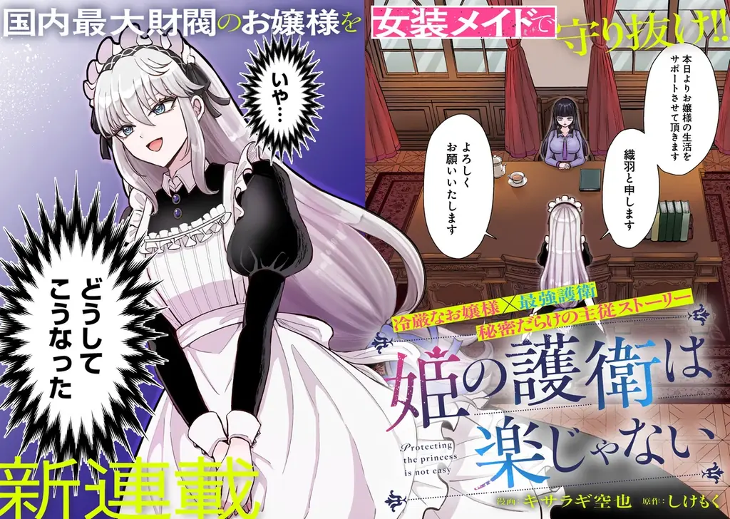 冷厳なお嬢様×最強の護衛 秘密だらけの主従ストーリー『姫の護衛は楽じゃない』1巻10月16日(金)発売!! 画像 5