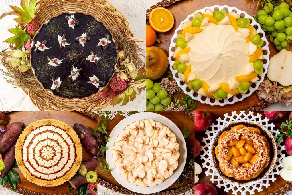 秋の店舗限定タルト販売