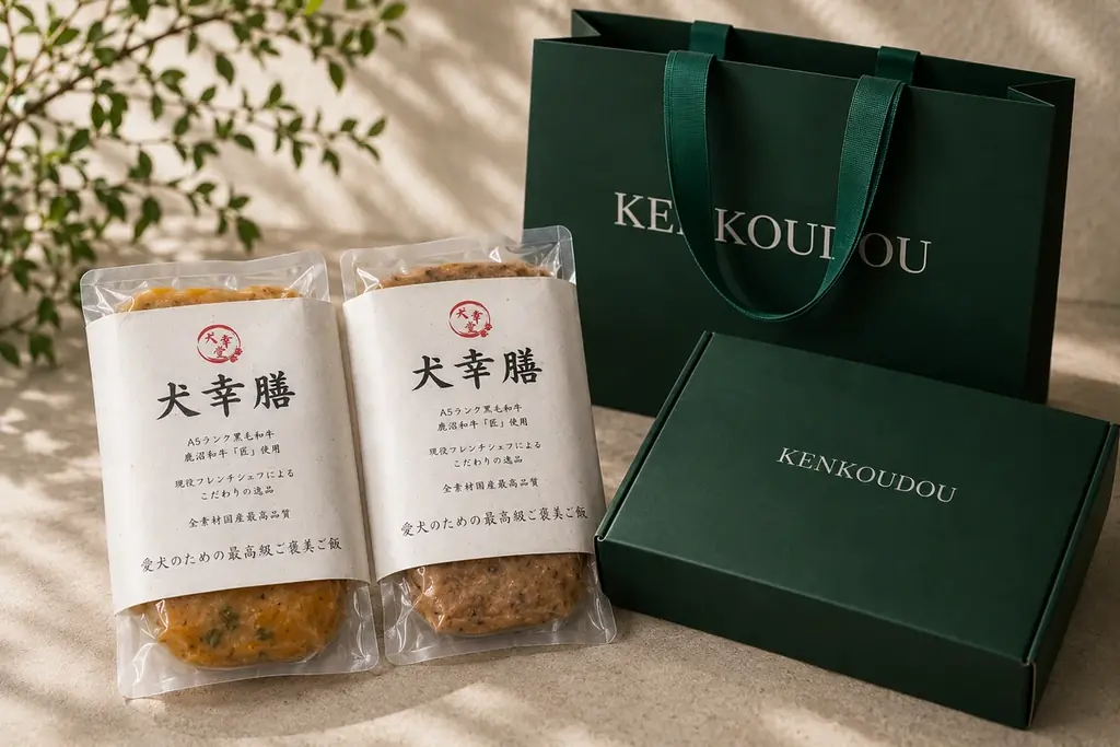 犬幸堂「犬幸膳」発売、A5黒毛和牛をシェフが仕立てる愛犬ごはん